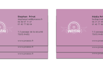 Cartes de visite asso