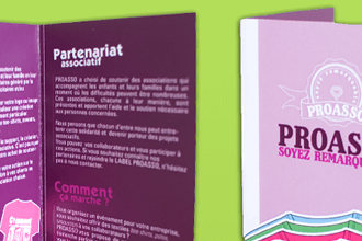 Livret brochure dépliant association