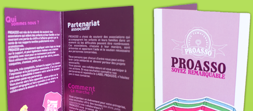 Livret brochure dépliant association