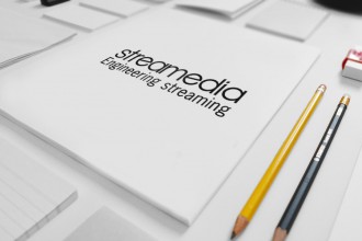 Streamedia logo design papier