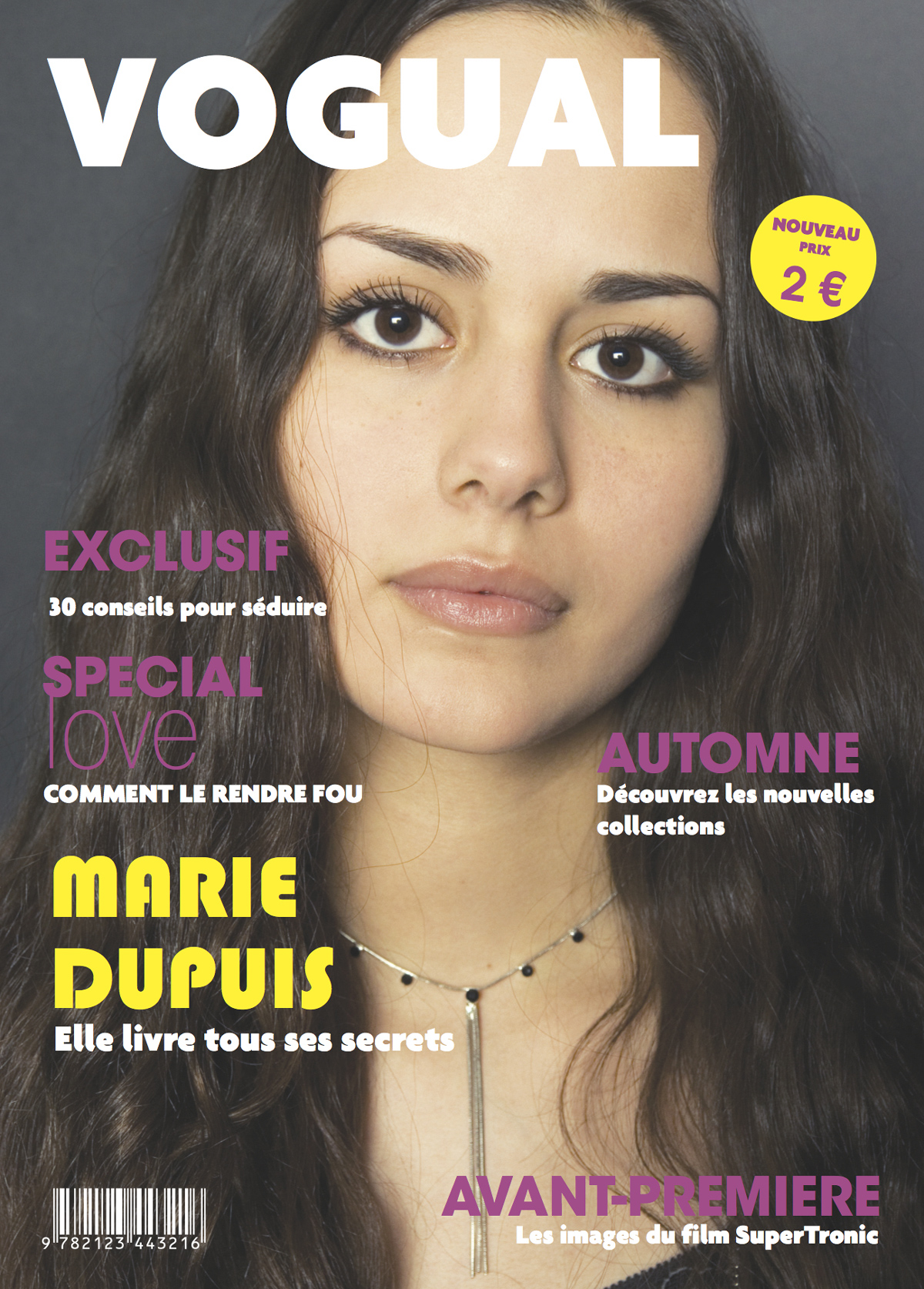 Support formation InDesign couverture magazine