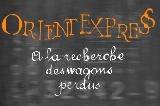 Composition typographie Orient-Express