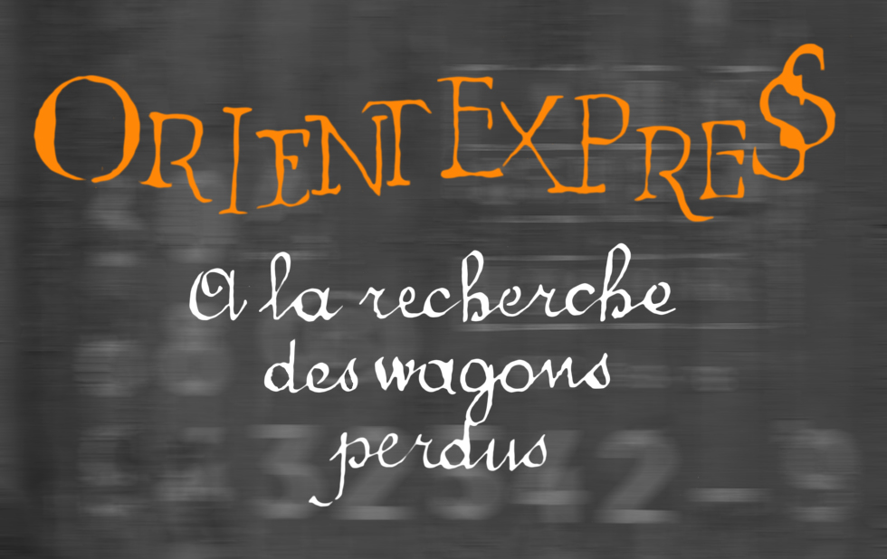 Composition typographie Orient-Express