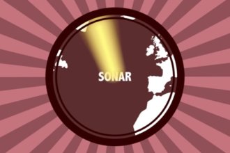 Petite animation SONAR logo vectoriel