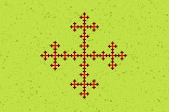 Croix du Sud fractale de Sierpinski