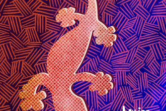 gecko illustration peinture photoshop