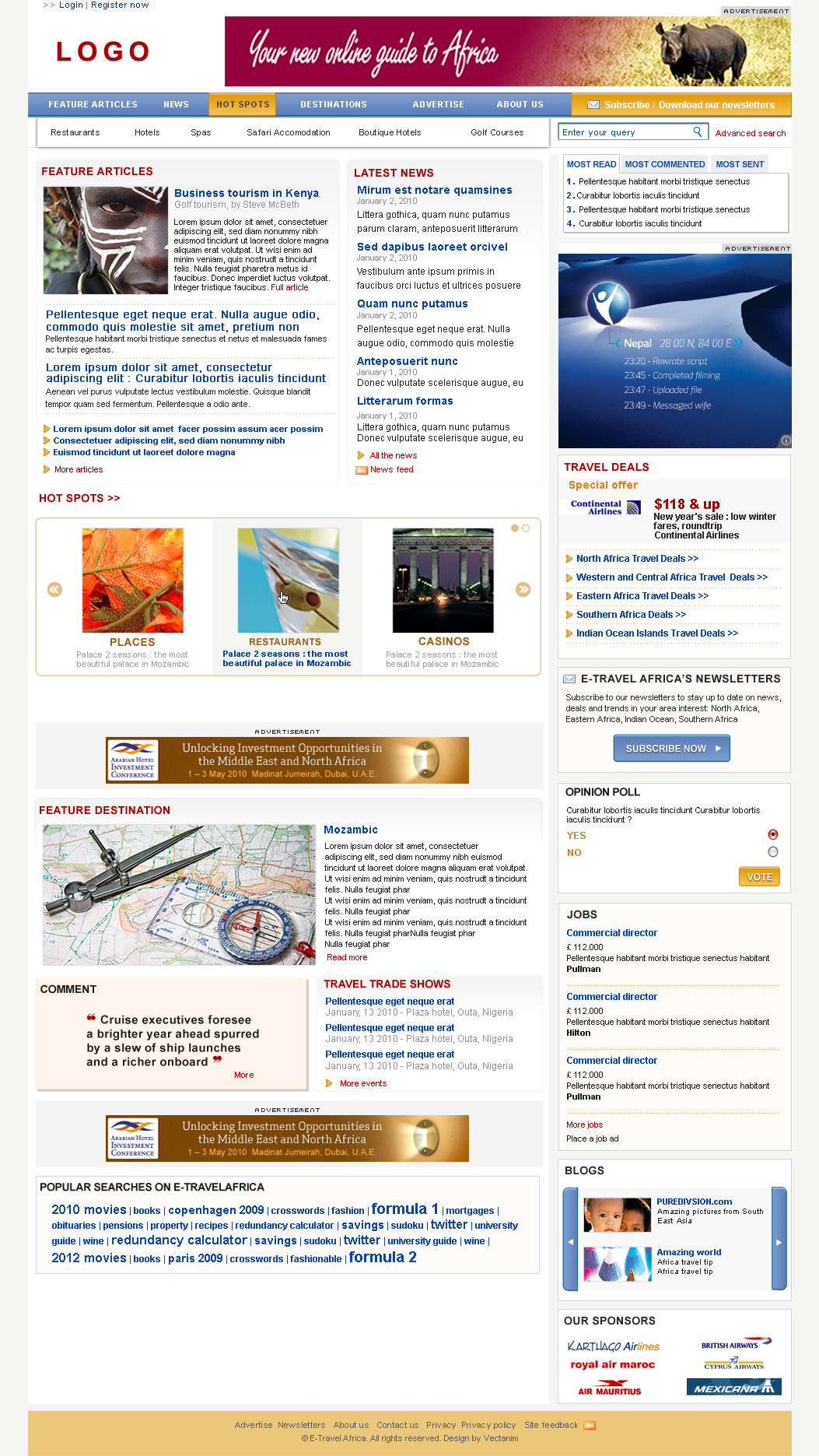 home page etravel