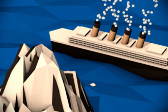 Titanic animation 3D Cinema4D